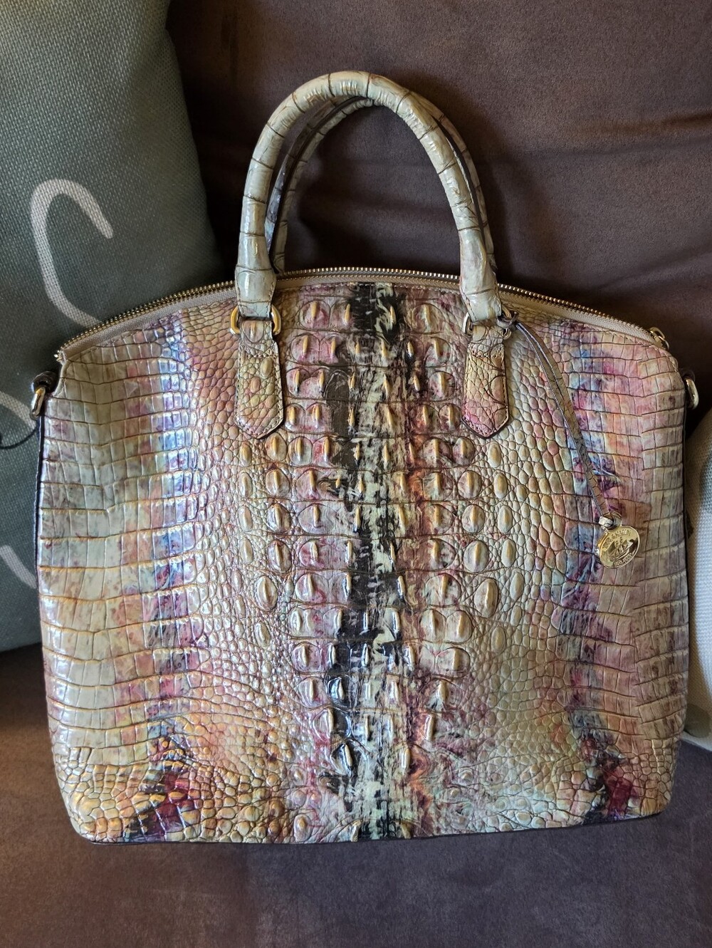 Limited Edition Opal Brahmin Large Duxbury Satchel
